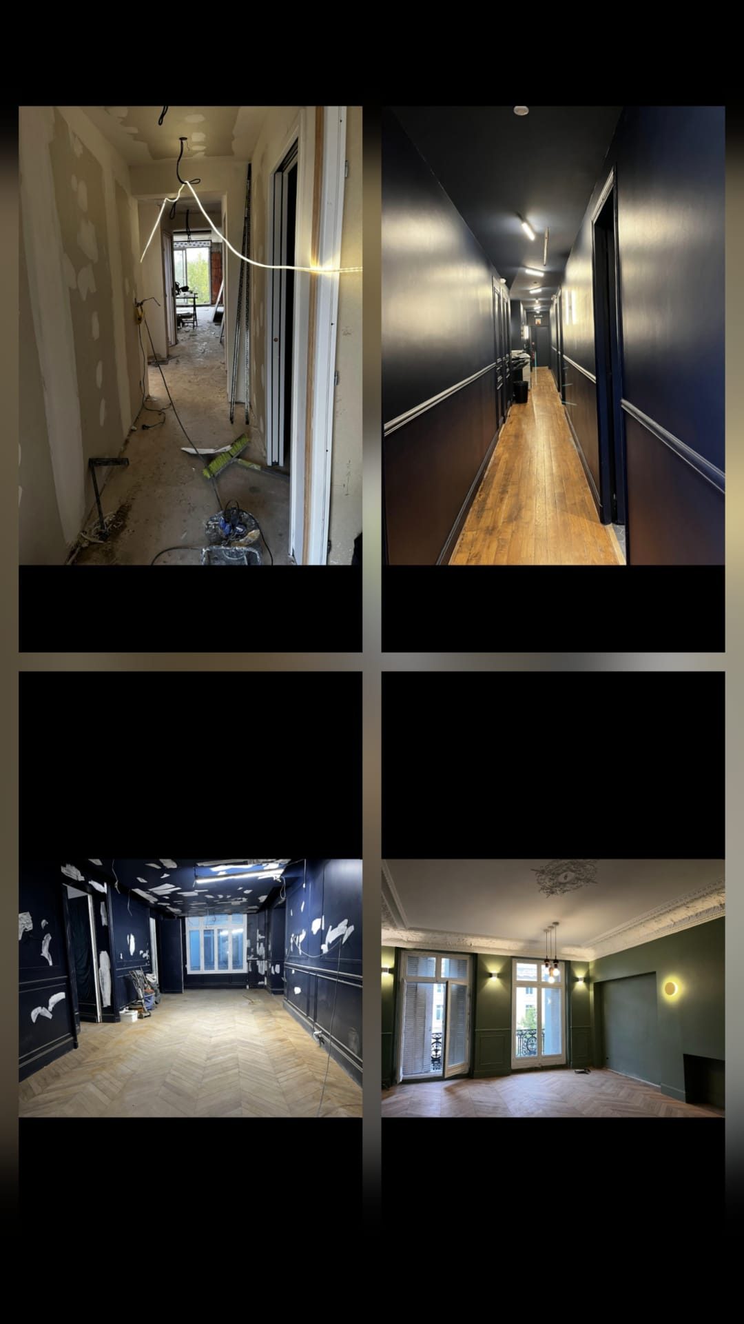 Rénovation 2 plateaux 1140 m² Trocadéro - France construction service