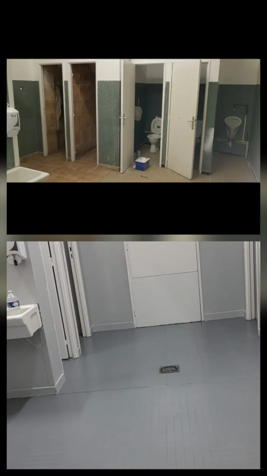 Rénovation sanitaire collective - France construction service