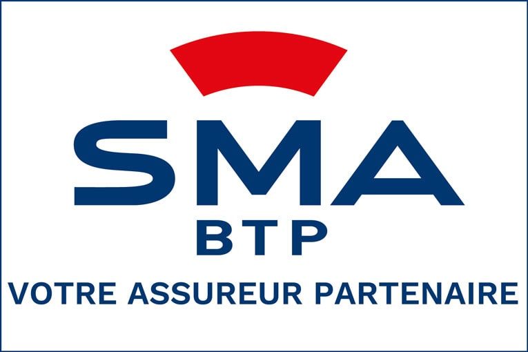 Logo SMA BTP - partenaire assurance France construction service